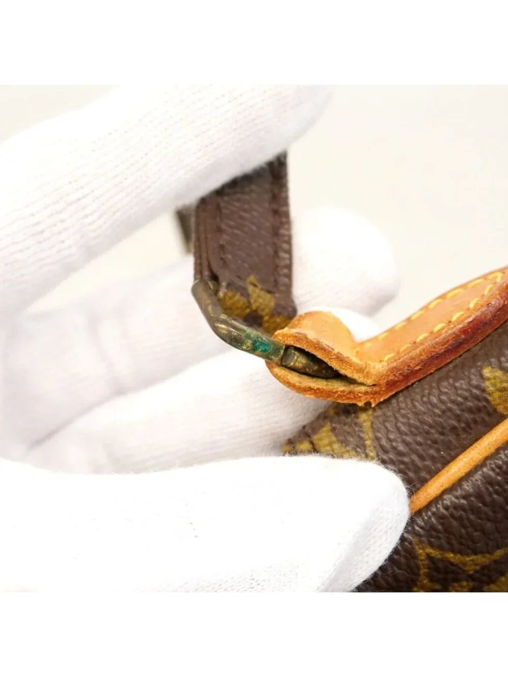 Louis Vuitton Shoulder Bag Monogram Mini Danube Brown